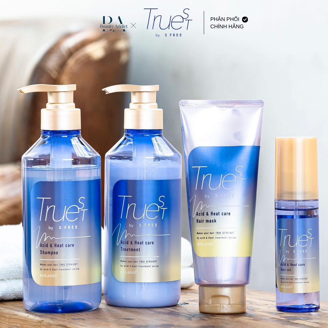 Mặt nạ ủ tóc chăm sóc tóc nhiệt Truest by S FREE Acid&amp;Heat Care Hair Mask