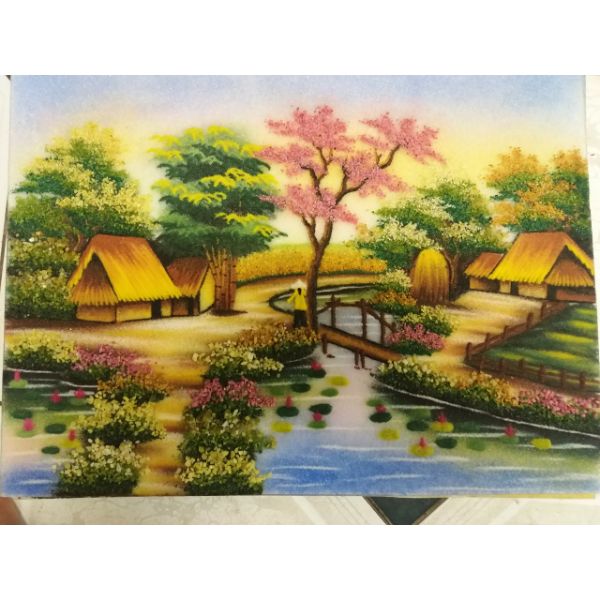 Tranh Đá Quý Phong Cảnh - Mẫu 24