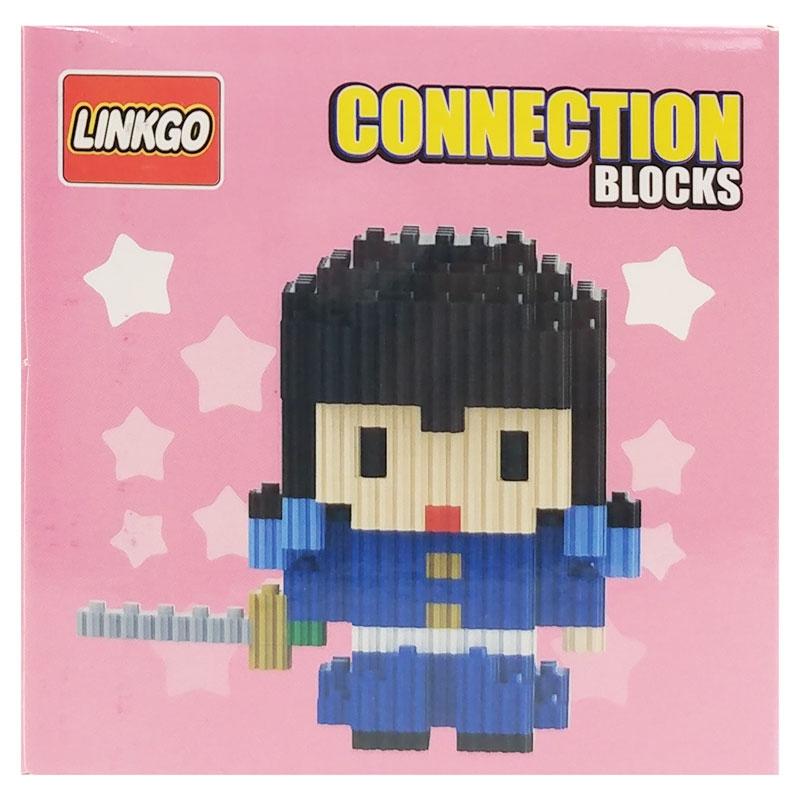 Đồ Chơi Lắp Ráp Mô Hình Nhân Vật Thanh Gươm Diệt Quỷ - LinkGo 68303 - Tokitou Muichirou