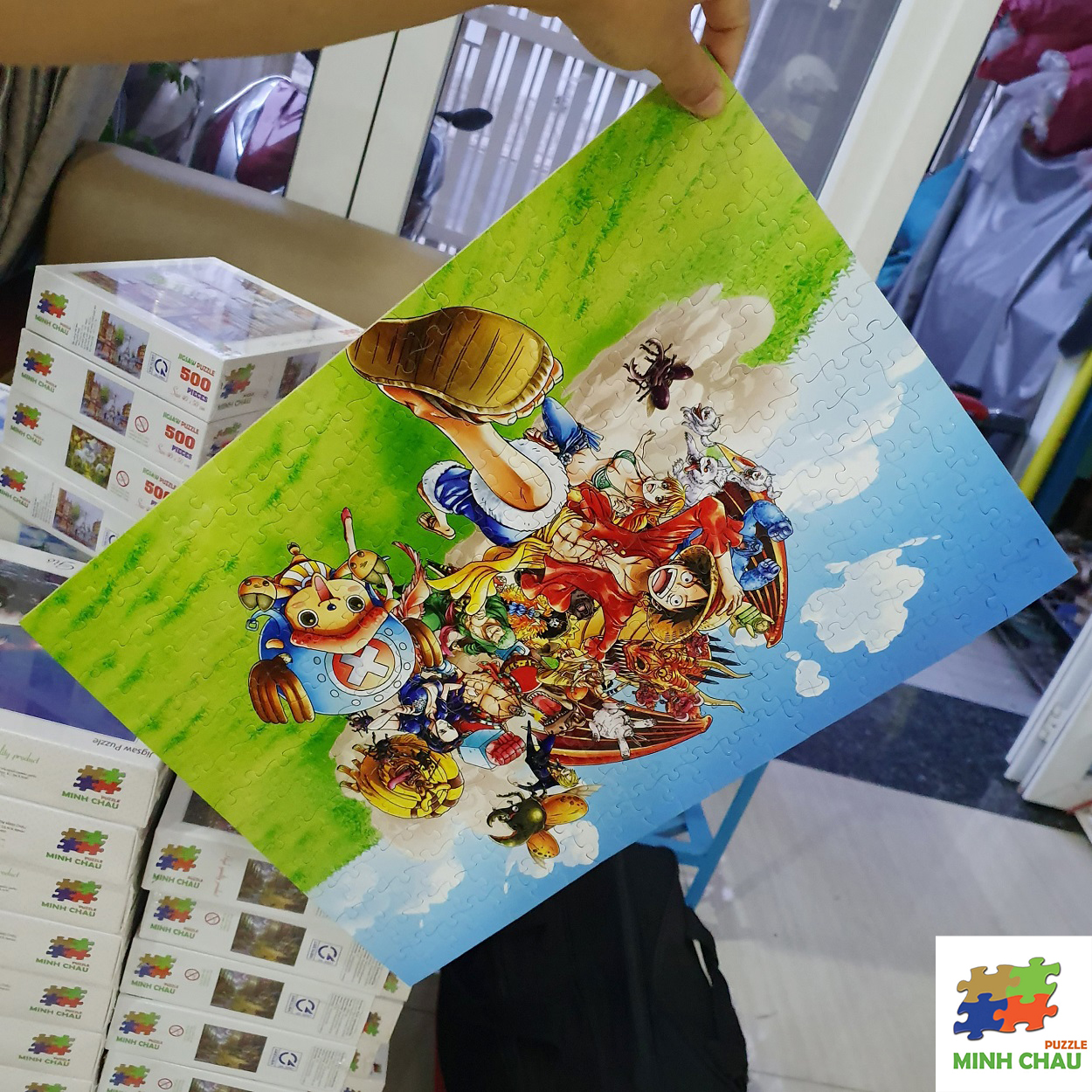 Bộ Tranh Xếp Hình Minh Châu 500 Mảnh – Jungle Animals