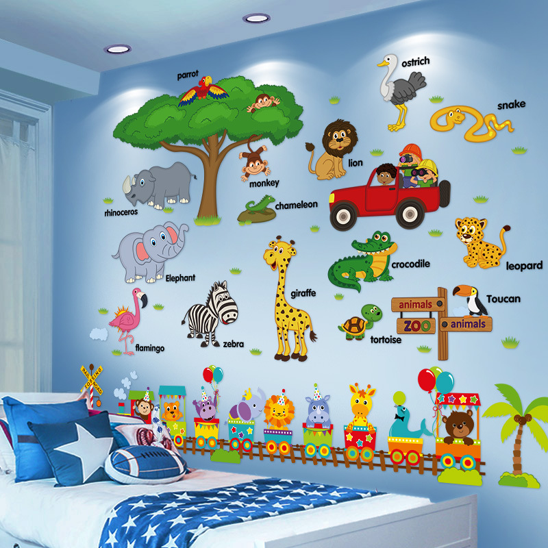 Decal dán tường trang trí phòng cho bé yêu