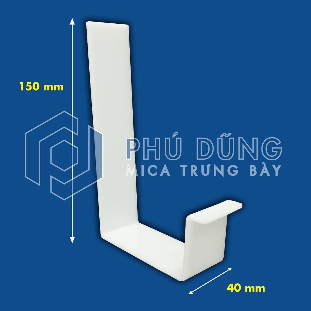 Combo 10 Kệ Đế Mica CAM Trưng Bày Giày/Dép Kiểu Chữ L