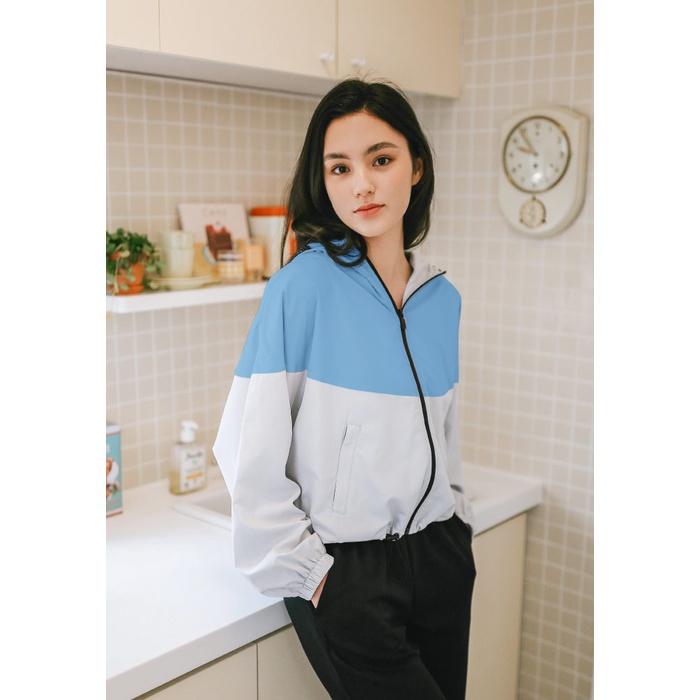 ÁO KHOÁC NỮ LIMEORANGE CROP WIND STOPPER-RO21737401