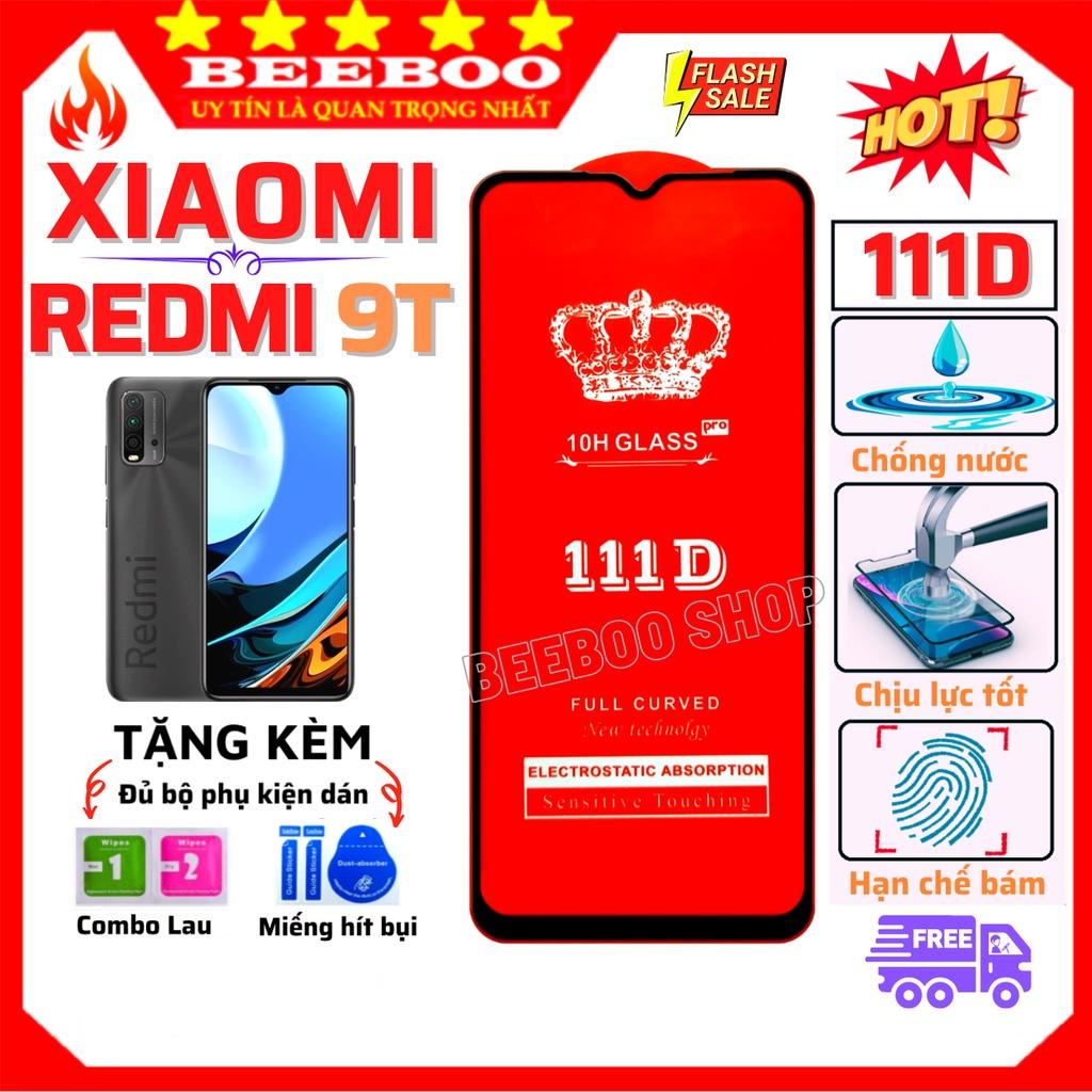 Kính cường lực Dành Cho Điện Thoại Redmi 9T - Full màn hình và Trong suốt - Độ cứng 10H