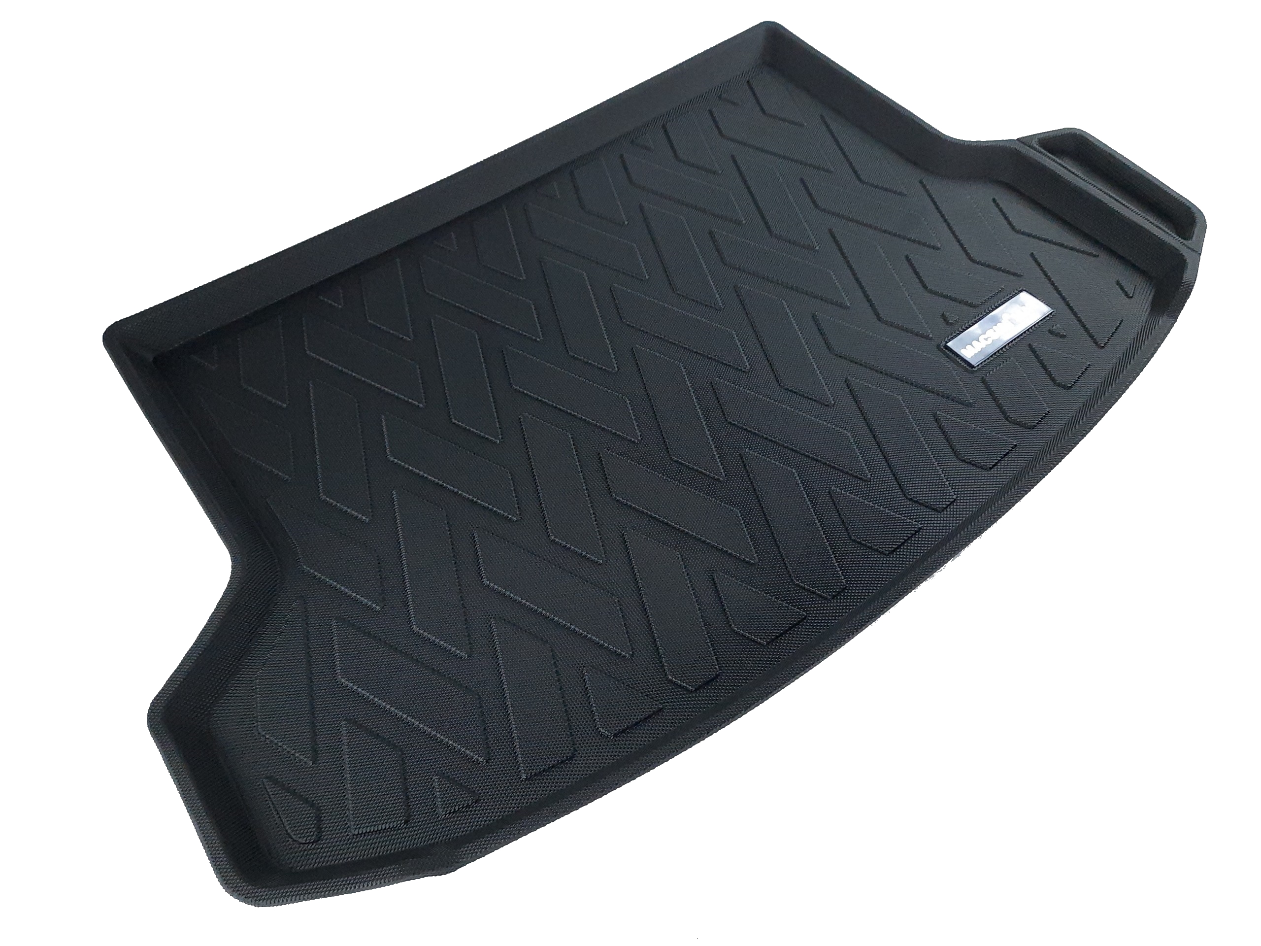 Thảm lót cốp xe ô tô dành cho Kia Seltos nhãn hiệu Macsim chất liệu TPV cao cấp màu đen