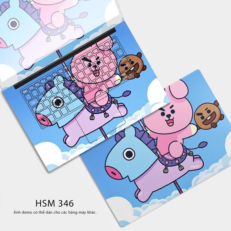 Miếng Dán Skin Laptop Chủ Đề BT21 - Skin Dán Bảo Vệ Laptop