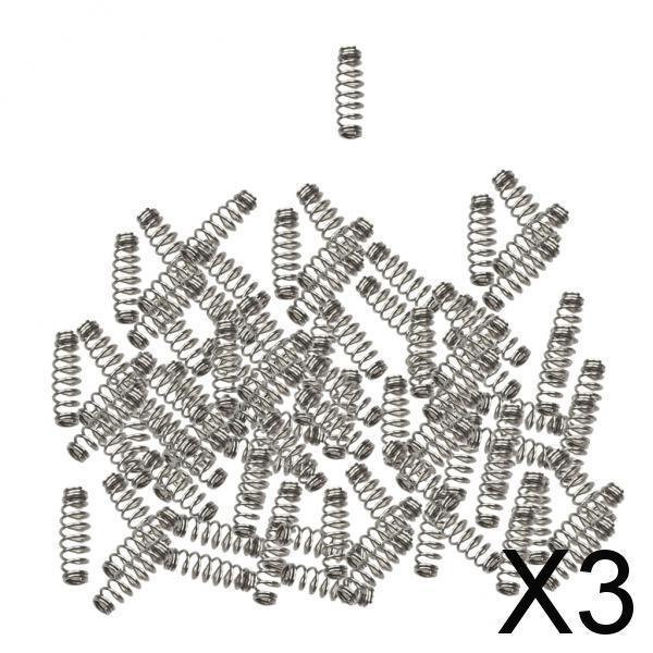 3x100 X Barbed Fishing Hook  Stainless Steel Spring Accessories S