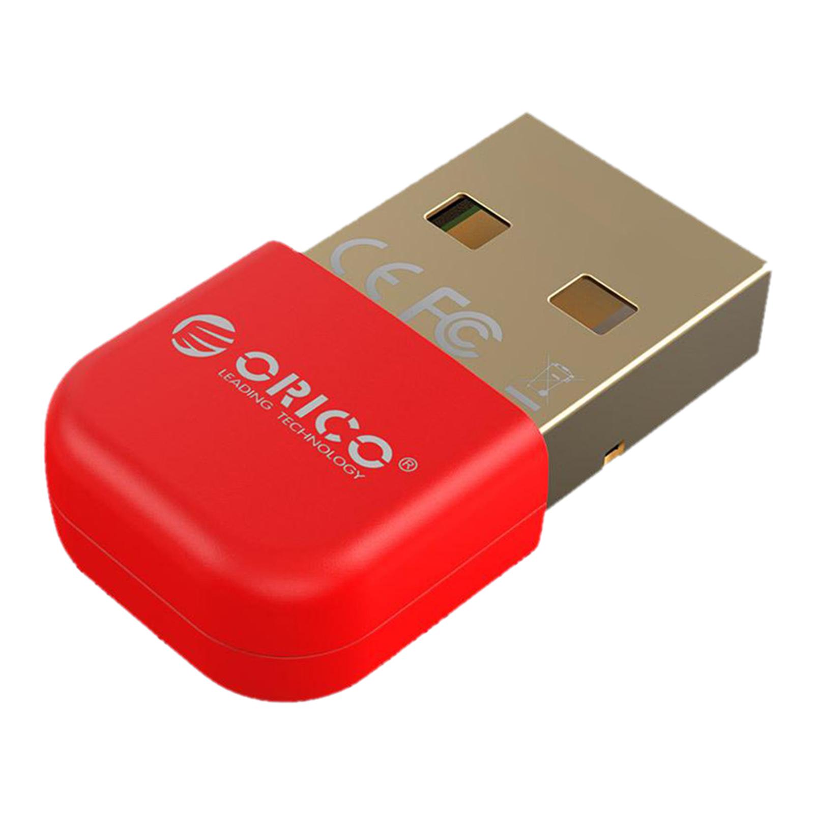USB Bluetooth 4.0 Adapter, Mini Wireless Dongle Support PC Laptop for Windows 10/8/7 System for Bluetooth Headphones Keyboard Mouse, Speakers