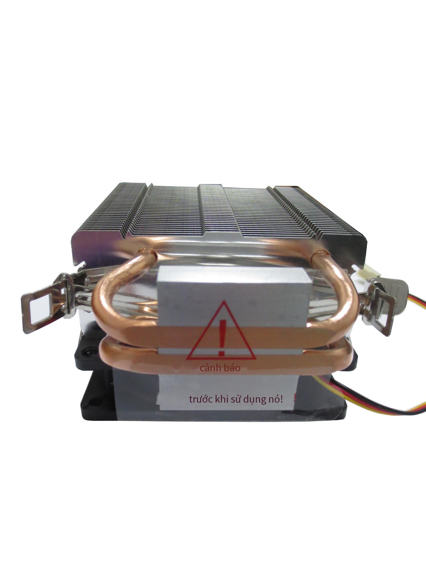 Phong Cách Mới Nhất K8 Máy Tính Để Bàn Mới Quạt Tản Nhiệt CPU 7751155LGA1366 2 Ống Đồng Tản Nhiệt Máy Tính