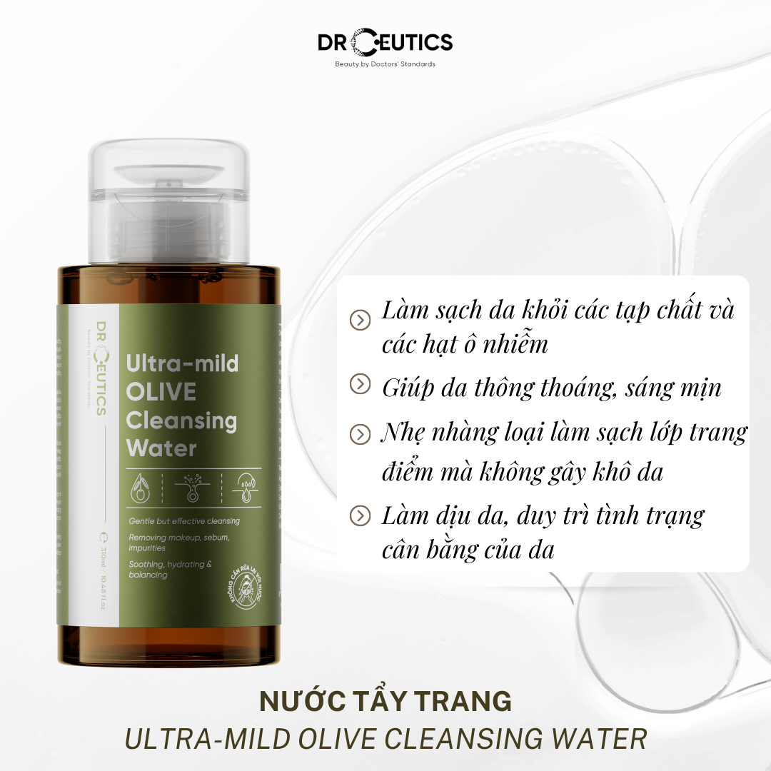 DRCEUTICS Ultra-mild OLIVE Cleansing Water