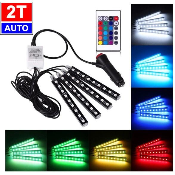 BỘ LED GẦM GHẾ XE HƠI ĐỔI MÀU NHIỀU CHẾ ĐỘ SIÊU SANG TRỌNG VÀ ĐẸP MẮT:  SKU:608