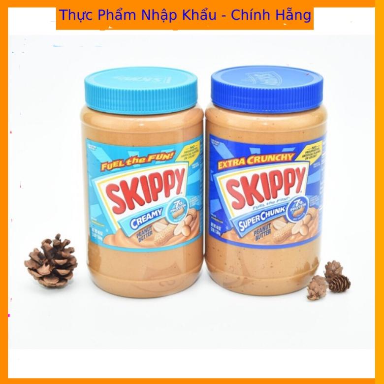 Bơ lạc (đậu phộng) Skippy Peanut Butter Chunky 340g