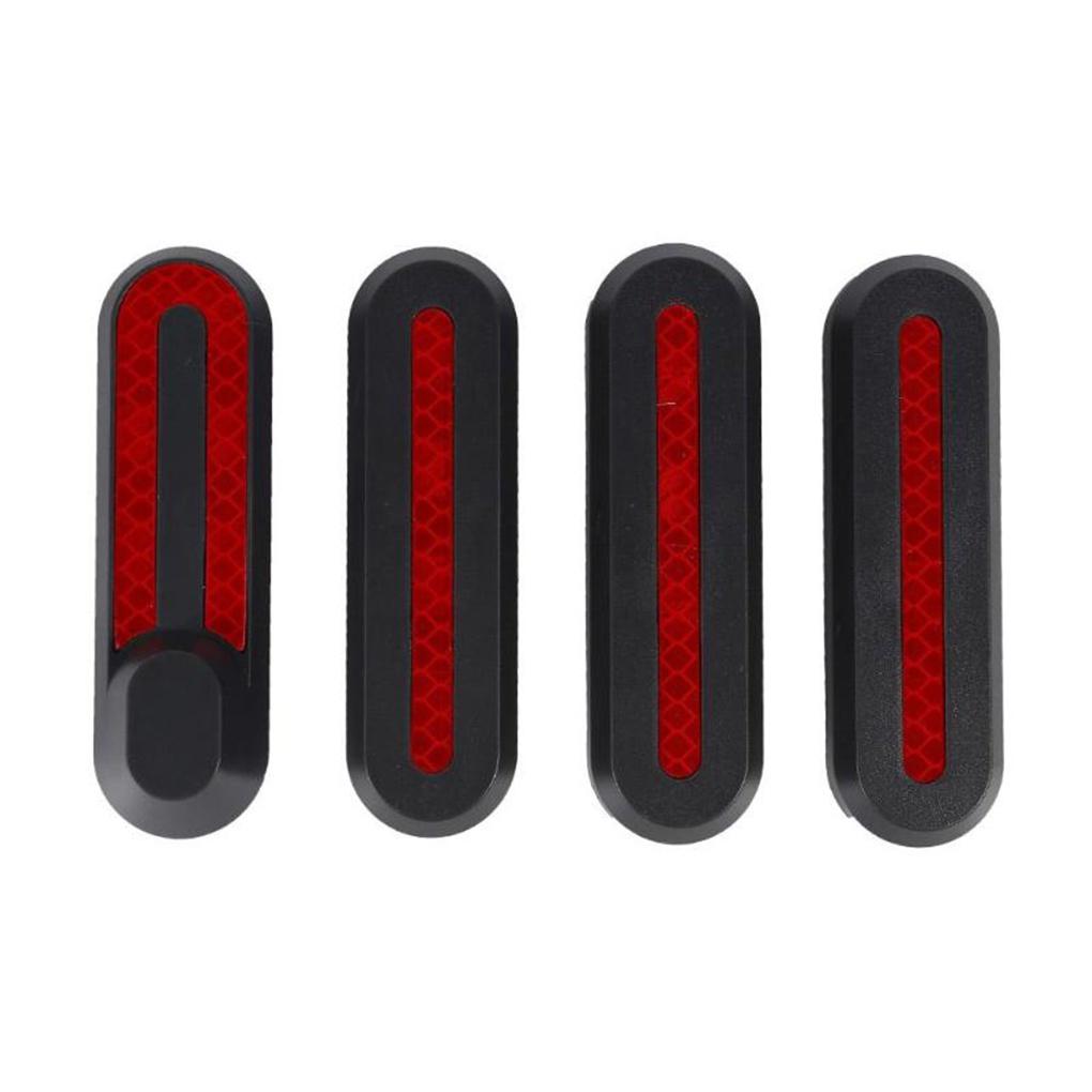 Scooter Wheel Shell Reflective Plastic Front Rear Protective Case Decoration Replacement for Xiaomi M365