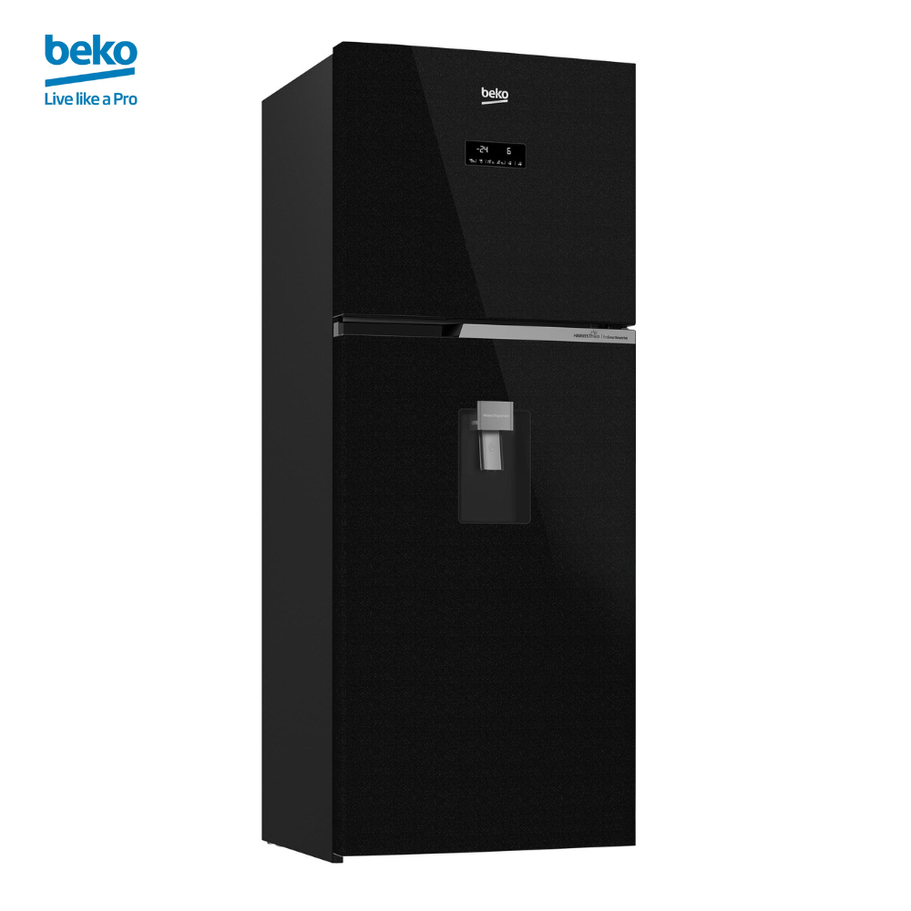 Tủ Lạnh 2 Cửa BEKO Dung Tích 375 Lít, Sử Dụng Ngăn Đá Trên, Tiết Kiệm Điện Năng, Không Cần Rã Đông - RDNT401E50VZDHFSU - Hàng Chính Hãng