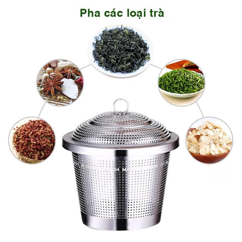 BỘ LỌC PHA TRÀ ĐA NĂNG LOẠI NHỎ 4X4,5CM (BẰNG INOX 304)