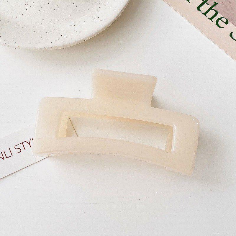 Kẹp tóc kiểu dáng đơn giản chất liệu acrylic giao màu ngẫu nhiên