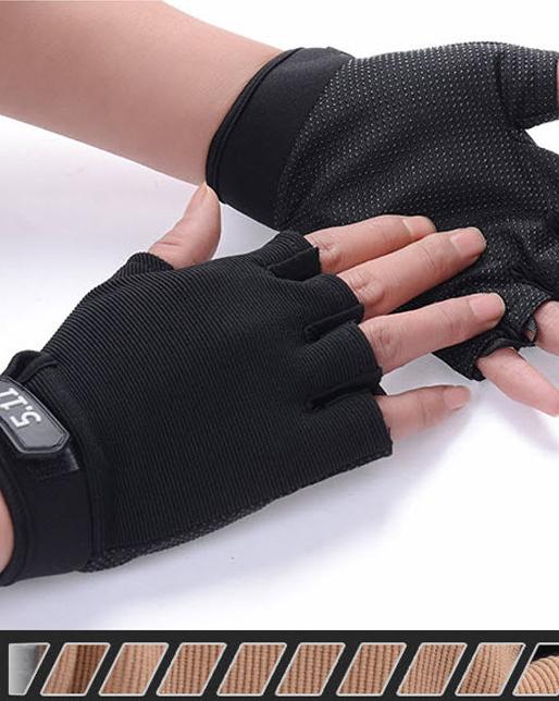 Găng Tay Đi Phượt ngắn 5.11 DG002- Đen