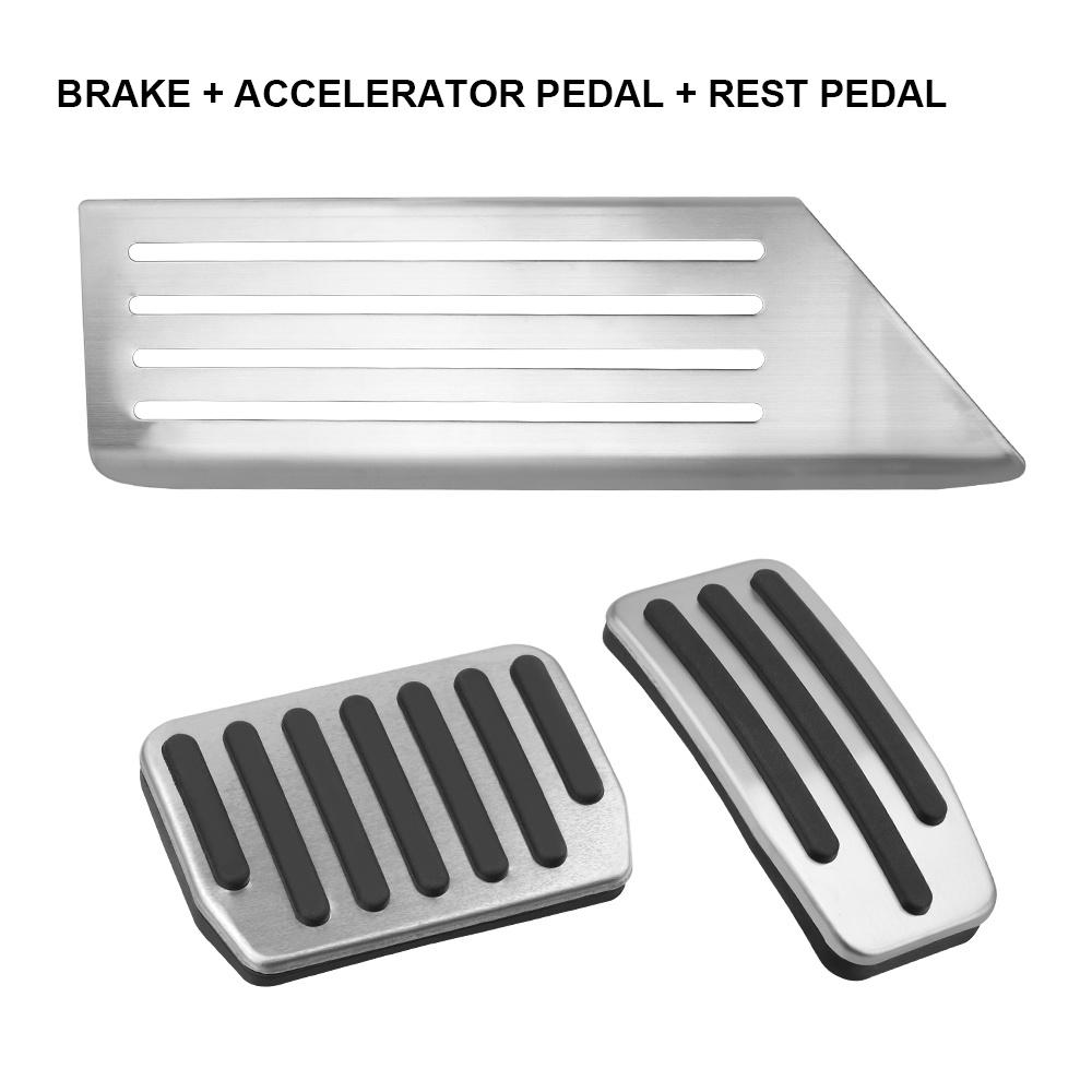 Vỏ bọc bàn đạp chân ga và phanh bằng hợp kim nhôm cho xe hơi Tesla Model 3