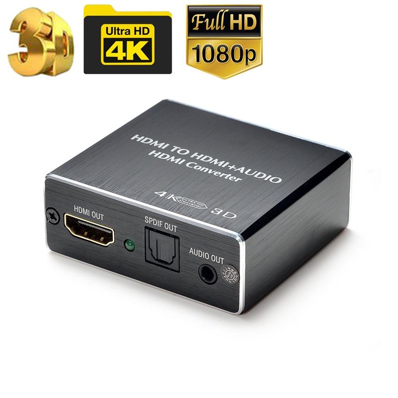 Bộ Chia Âm Thanh HDMI 4k60hz Sang HDMI + Audio3.5 + SPDIF