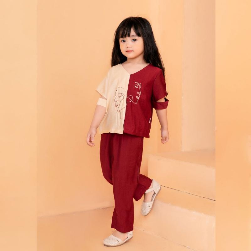 Bộ bé gái, quần áo trẻ em Freedy - KBN1208