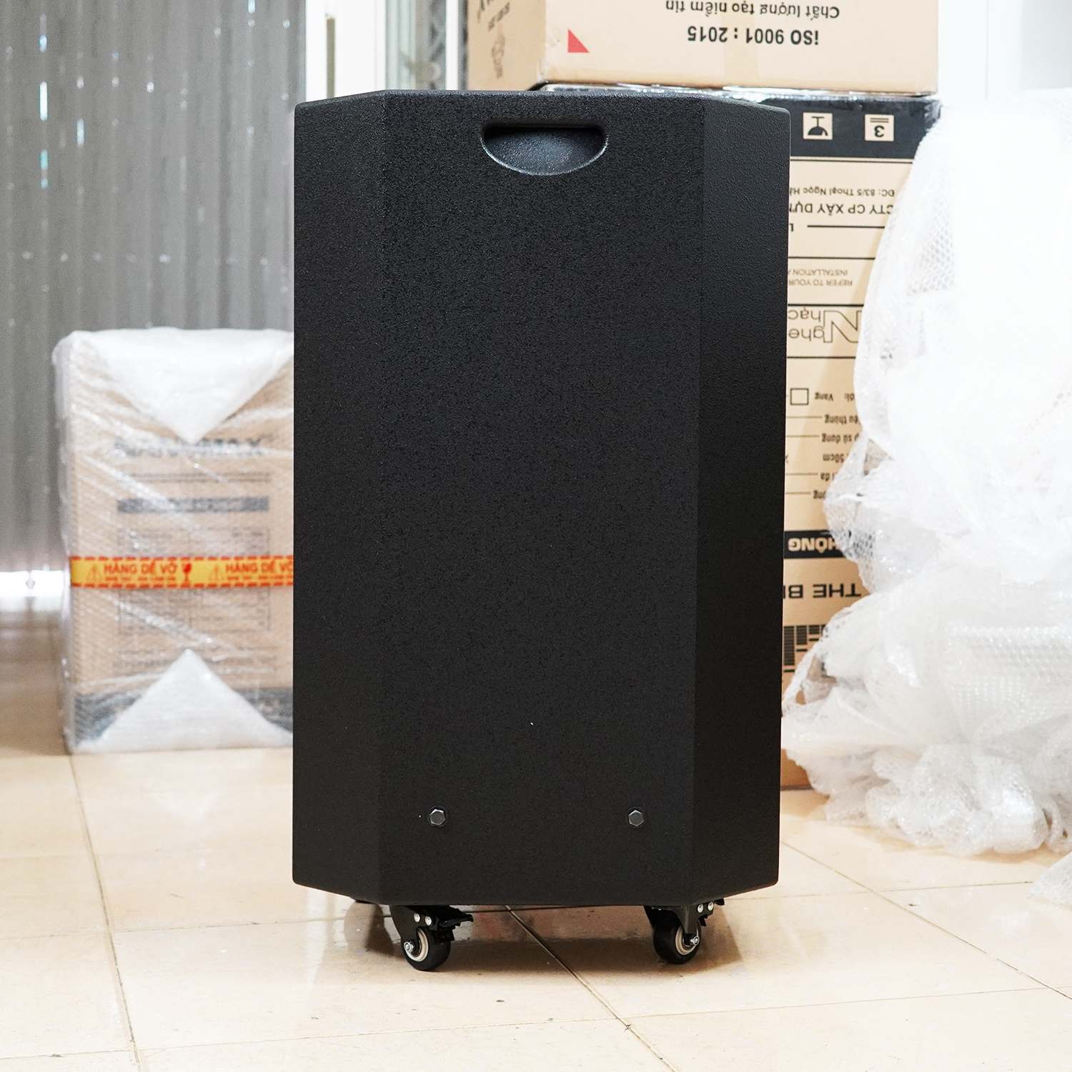 Loa Kéo Công Suất Lớn Nanomax K-180 K180 Bass 4 Tấc 40cm 820w Karaoke Bluetooth Lưới Xám Siêu Công Nghệ 2022 Hàng Chính Hãng