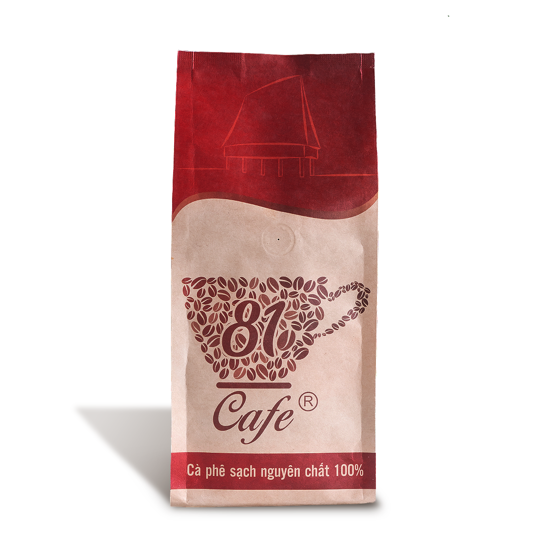 Cà Phê Nguyên Chất Rang Xay 81 Cafe (500g)