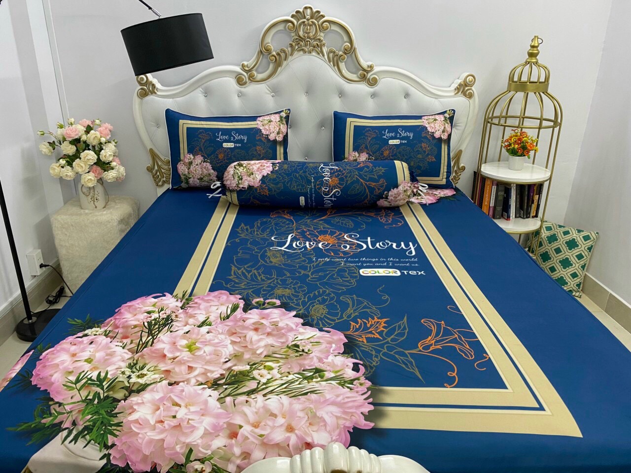 Bộ Drap gối Thun gối thun Ý 5D Cao Cấp , mát lạnh, thấm hút tốt.
