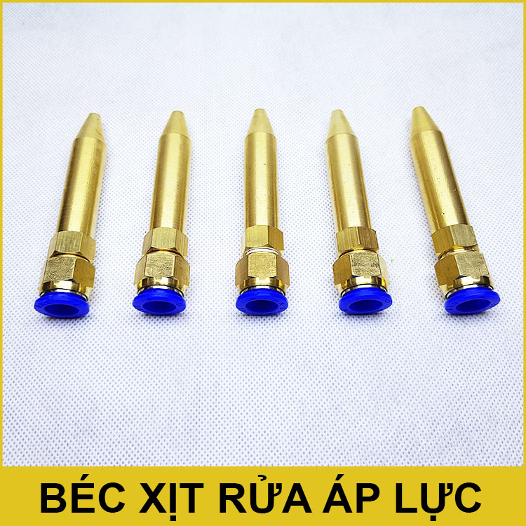 Béc đồng 1 tia xịt rửa xe máy lạnh 80mm