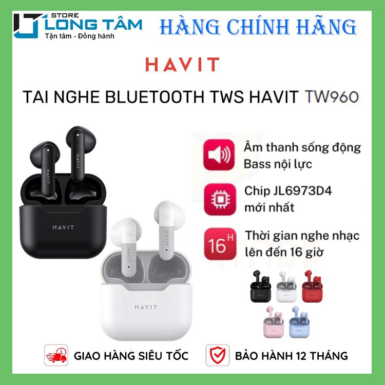 Tai nghe không dây Havit TW960 - Hàng Chính Hãng