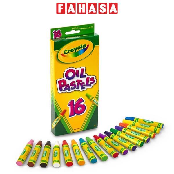 Hộp Bút Sáp Dầu 16 Màu - Oil Pastel - Crayola 524616