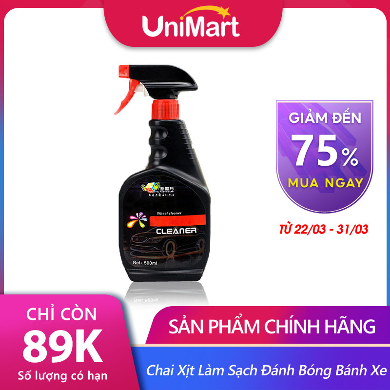 Chai Xịt Làm Sạch Đánh Bóng Bánh Xe