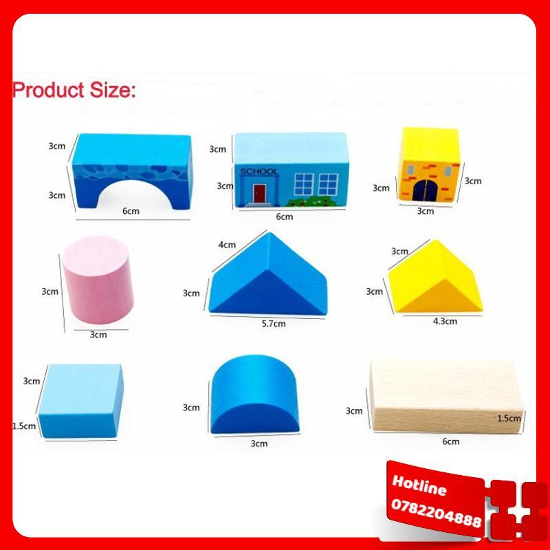 Đồ Chơi Xếp Hình Bằng Gỗ 100 Chi Tiết - Loại Tốt