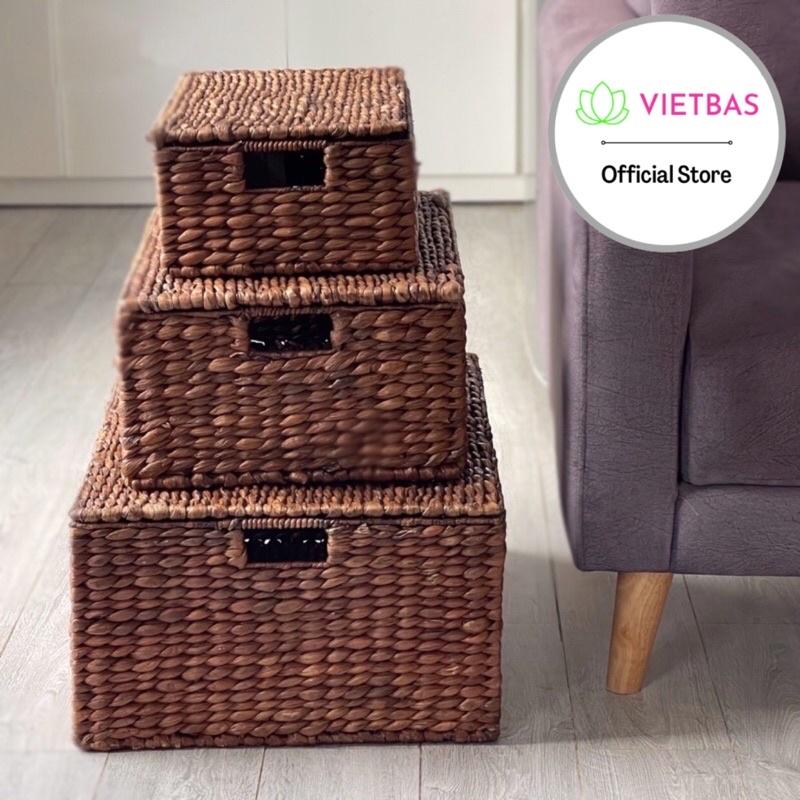 Hộp lục bình VIETBAS hình chữ nhật MAU13