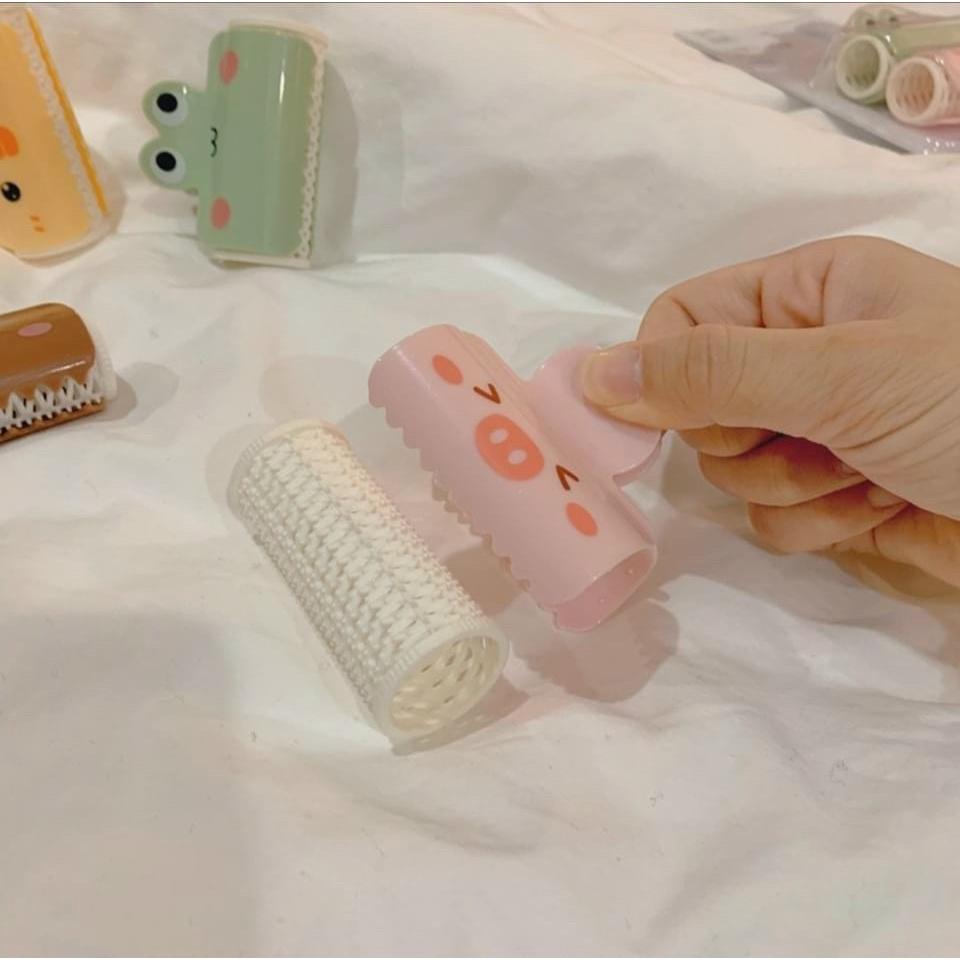 Lô quấn cuốn tóc tự dính kèm kẹp giữ cố định tóc mái tạo kiểu mái cúp, mái bay mẫu mới 2022 siêu cute