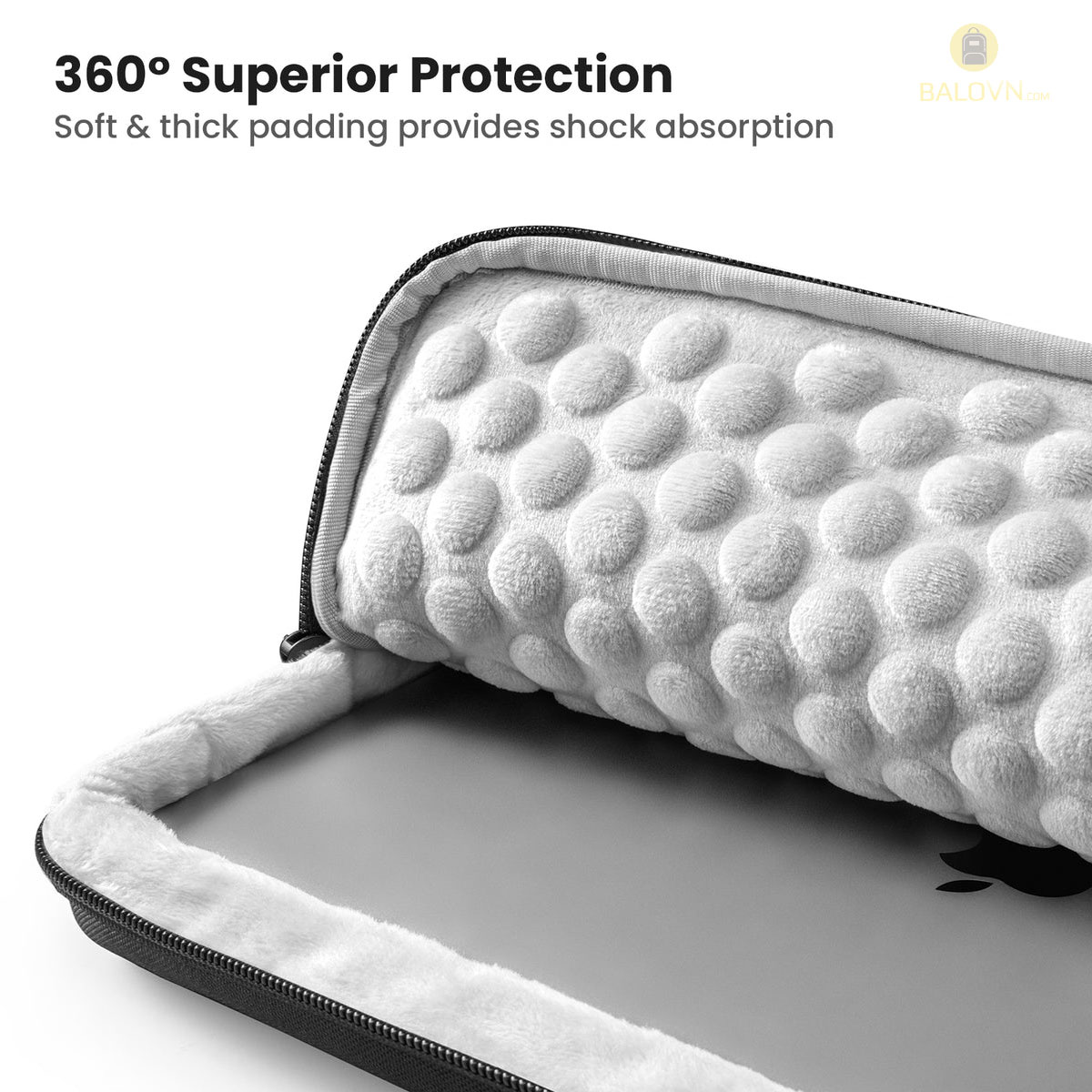 Túi Chống Sốc TOMTOC (USA) 360° Protective Kèm Túi Phụ Kiện Cho MACBOOK 13/14inch - A13