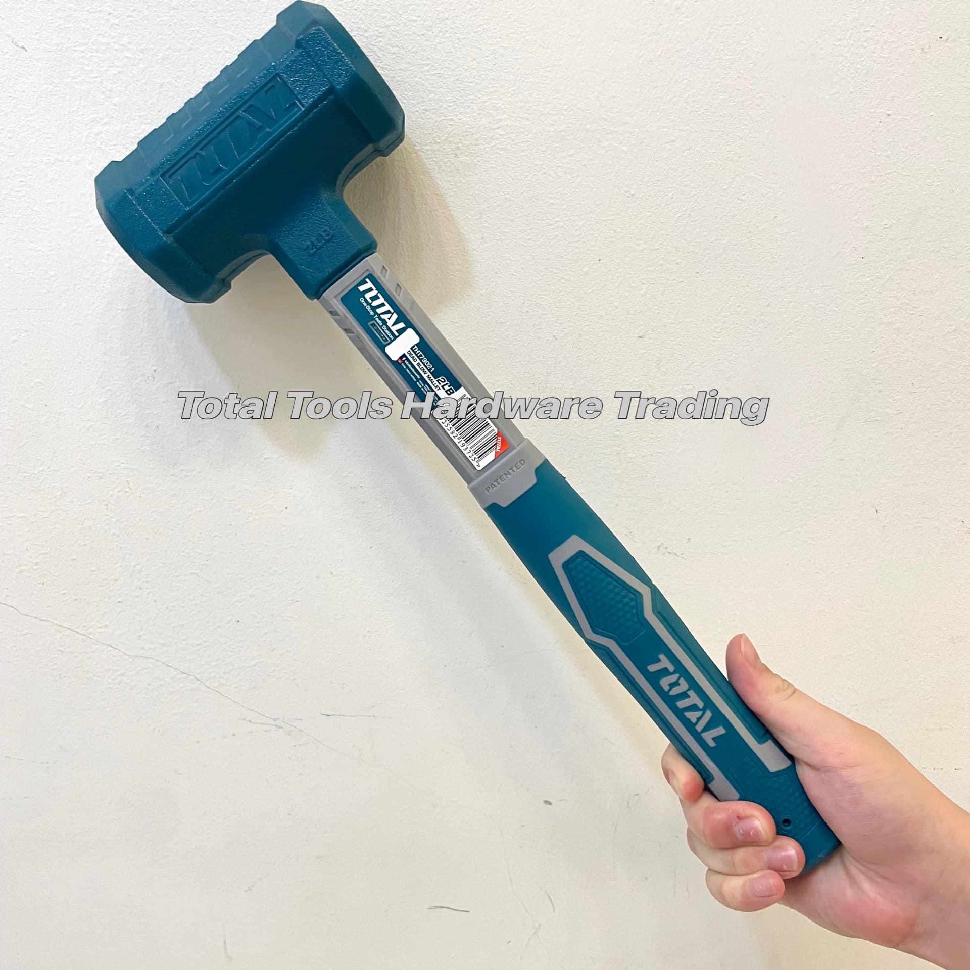 BÚA NHỰA ĐẦU TRÒN ĐẬP KHÔNG NẢY 900G TOTAL THT79021 - HÀNG CHÍNH HÃNG