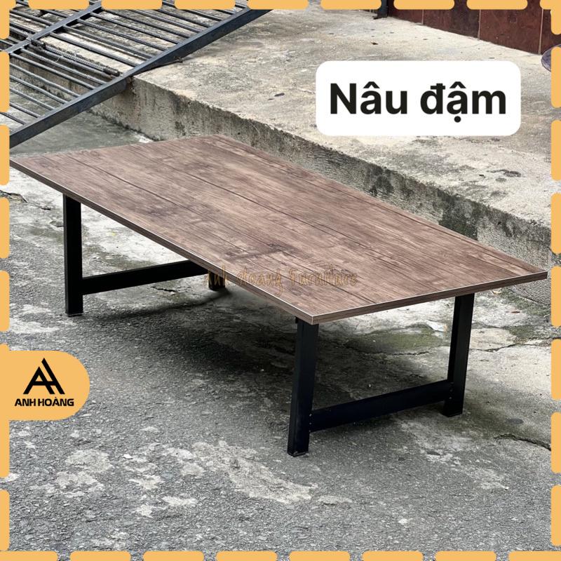 Bàn gỗ thấp ngồi bệt nhật chân gấp gọn gỗ MDF phủ Melamine chống ẩm chống trầy xước mới