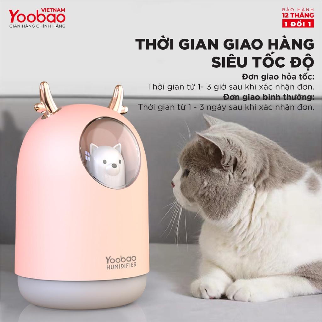 Máy phun sương tạo độ ẩm YOOBAO M106 giúp tạo độ ẩm bảo vệ chống khô da Dung tích 300ml - Hàng nhập khẩu