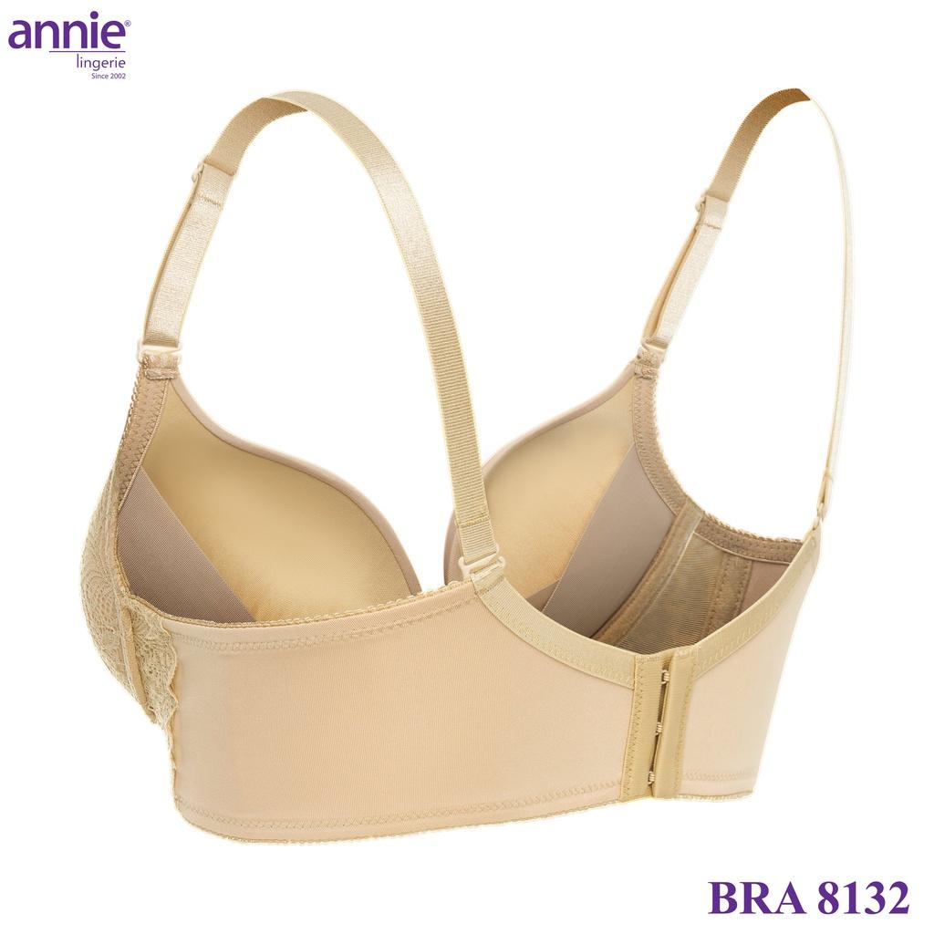 Hình ảnh Áo Ngực Trơn không gọng bản to 3 móc tạo dáng lưng thon Cub B annie lingeries Bra 8132 Nâng Ngực Nhẹ Tạo Vẻ Đẹp Tự Nhiên