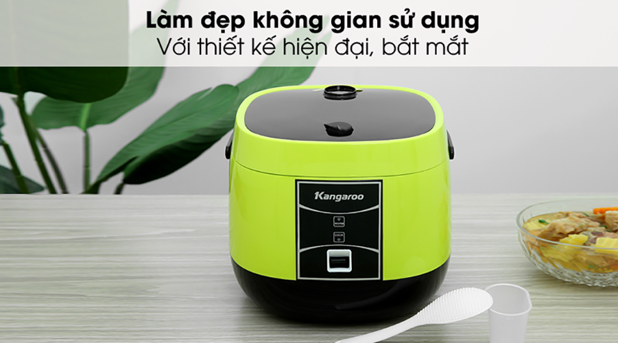 Nồi cơm nắp gài Kangaroo KG22R1 2.2 lít - HÀNG CHÍNH HÃNG