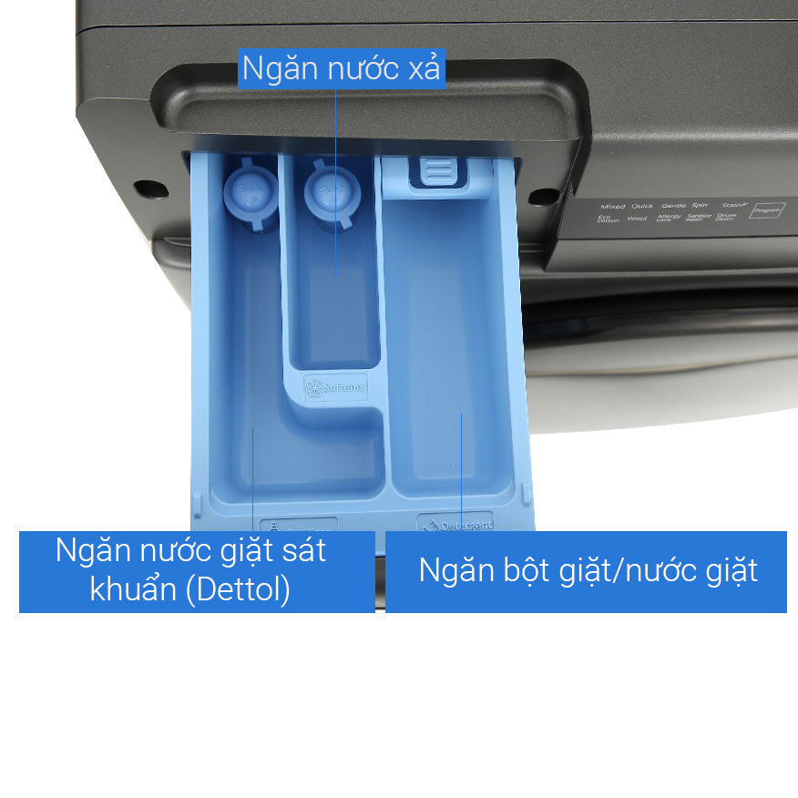Máy giặt Whirlpool Inverter 9 kg FWEB9002FG - Chỉ giao HCM