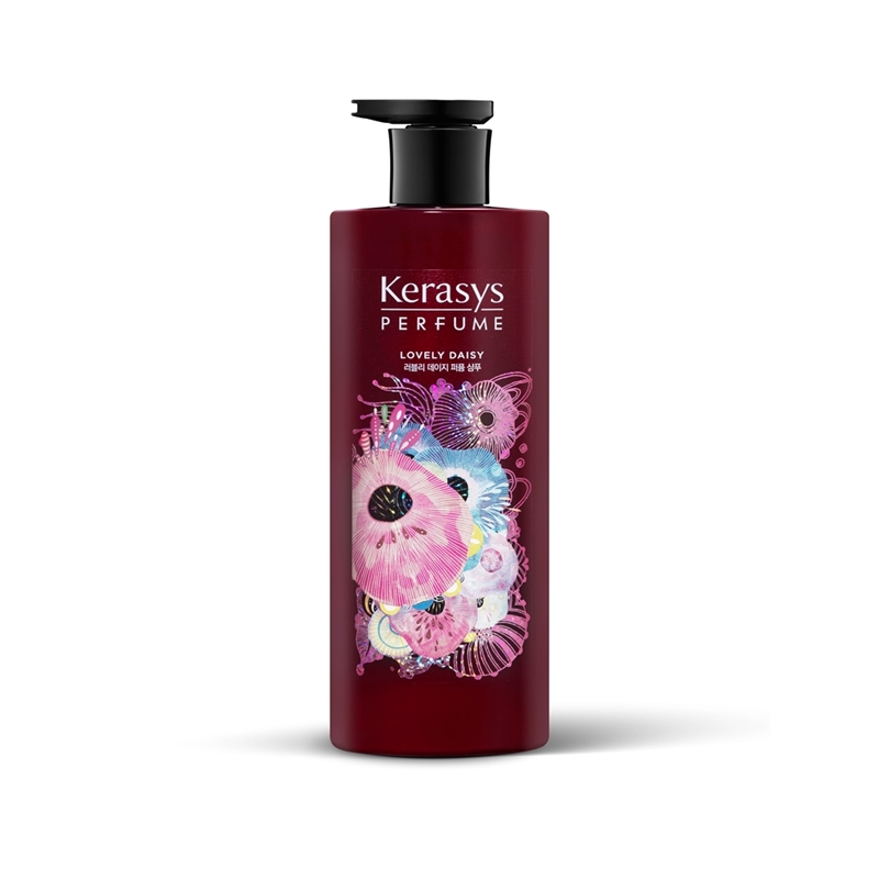 Dầu Gội Nước Hoa Kerasys Lovely Daisy Cao Cấp Hàn Quốc Hương Hoa Cúc Thơm Mát 600ml