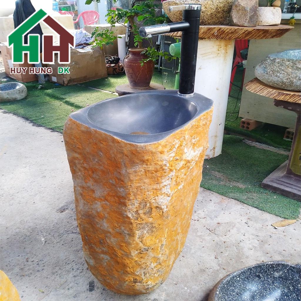 Lavabo đế liền đá Bazan ( chưa vòi ) - Công ty Huy Hùng