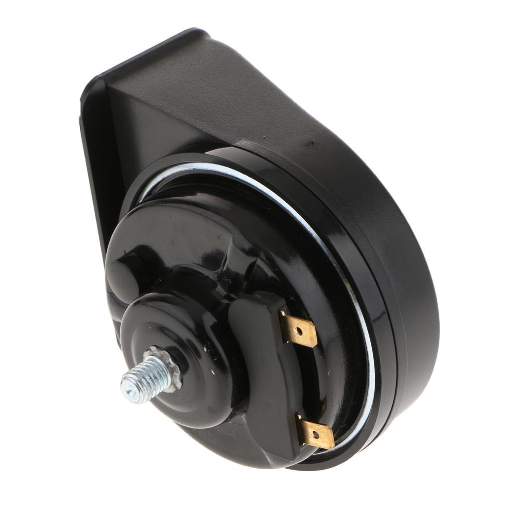 1 Pair 12V Universal Waterproof Car Auto Snail High Power Tweeter Black