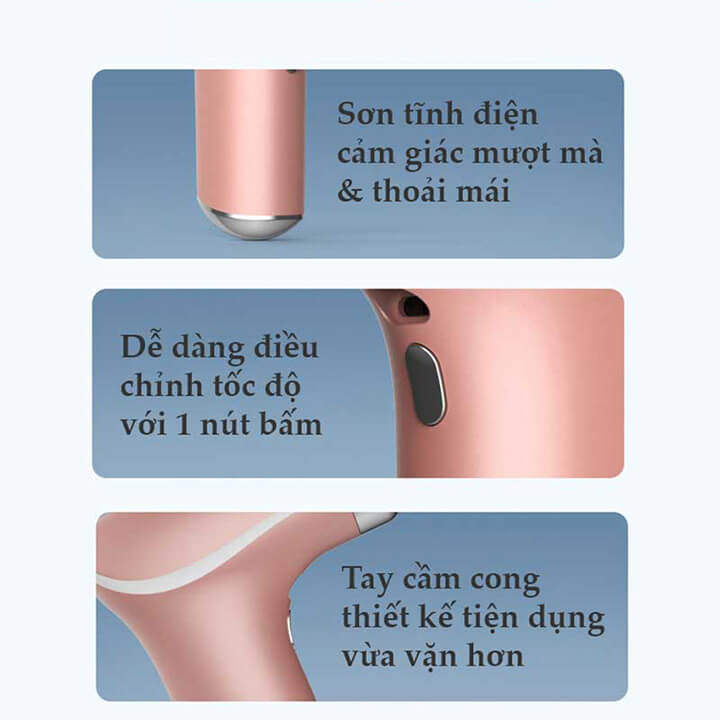 Máy massage cầm tay 8 đầu đấm lưng mát xa cổ vai gáy đa năng giảm đau nhức mệt mỏi, súng matxa toàn thân