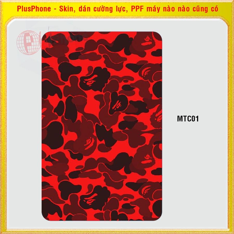 Dán Skin cho mặt sau iPad Mini 6 2021 8.3 inch màu matrix camo