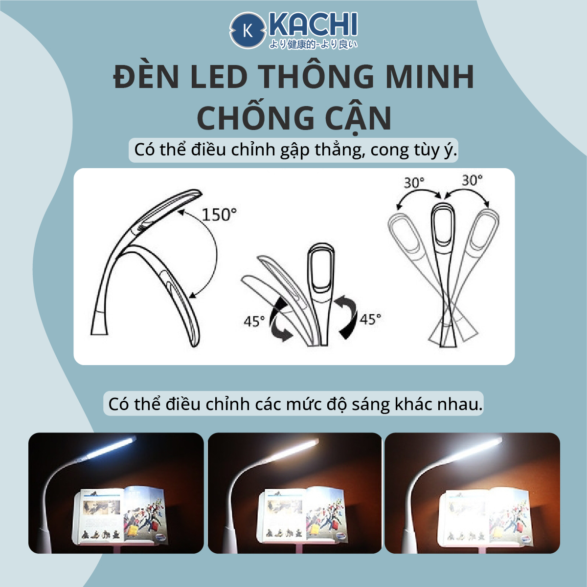 Bàn Học Sinh Chống Gù Kachi MK296