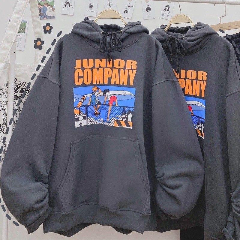 Áo Hoodie Junior Company Nỉ Lót Bông Unisex