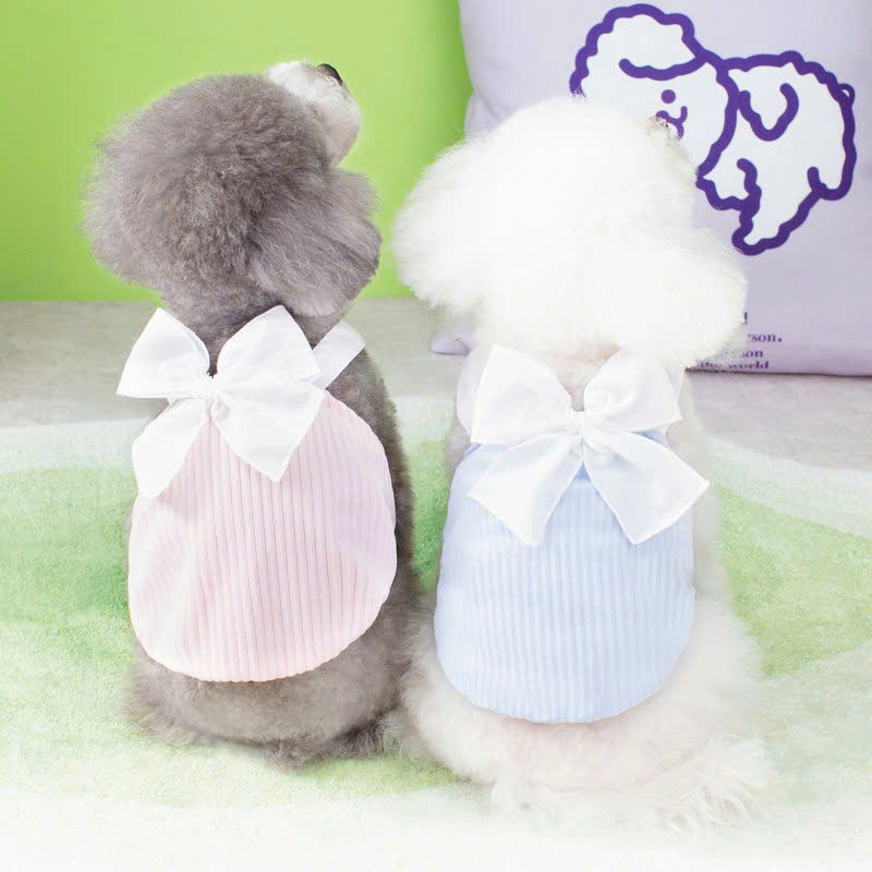 VÁY XANH DƯƠNG NƠ XINH TỪ 1-7KG DÀNH CHO CHÓ MÈO