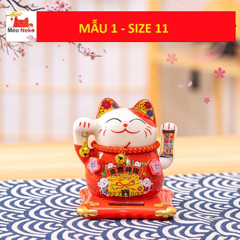 MÈO THẦN TÀI VẪY TAY NĂNG LƯỢNG MẶT TRỜI